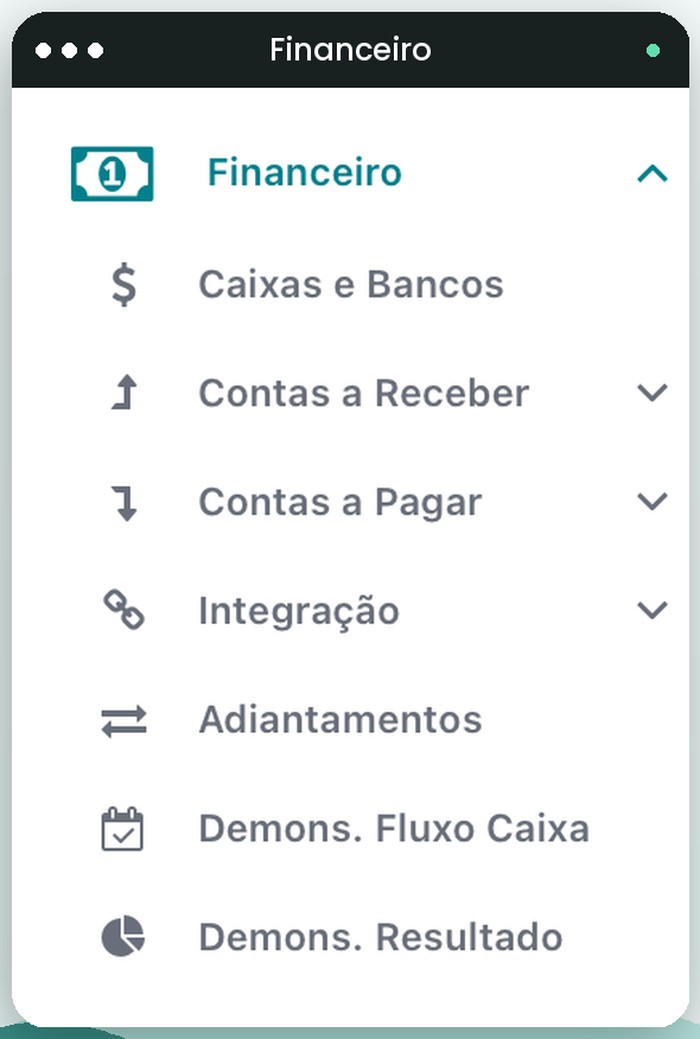 Módulo Financeiro