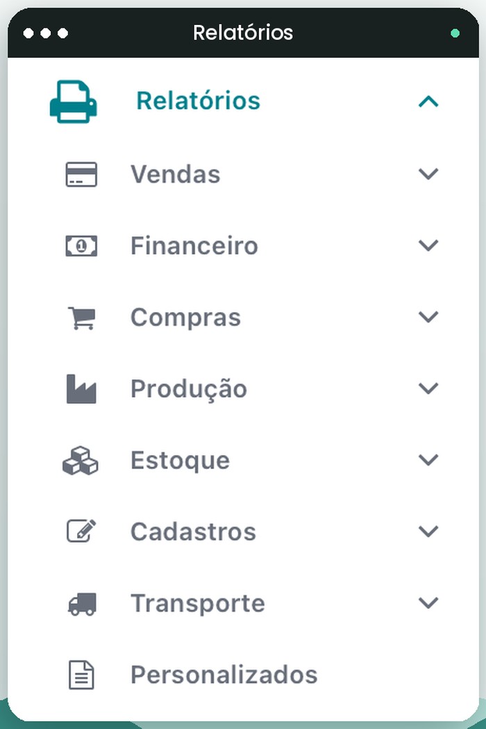 Módulo Relatórios